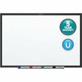 Quartet Mfg. Quartet SM537B, CLASSIC SERIES NANO-CLEAN DRY ERASE BOARD, 72 X 48, BLACK ALUMINUM FRAME QRTSM537B